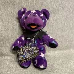 Lil Grateful Dead Bear 紫 星柄 ぬいぐるみのサムネイル