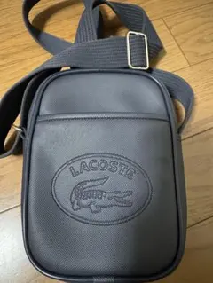 ラコステ　ショルダーバッグ　ネイビー