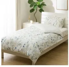 ニトリ　花柄掛け布団カバー シングル