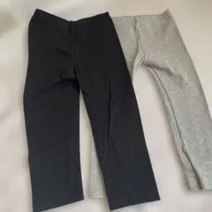 UNIQLO 110 キッズ スパッツ 2枚セット Sサイズ