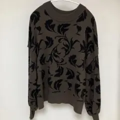 週末処分値下げ　アバハウス　ニット　カーキ