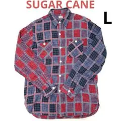 SUGAR CANE（シュガーケーン) パッチワークネルシャツ　ボタンダウンシャのサムネイル