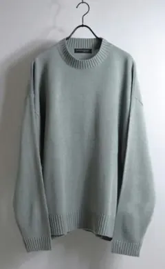 コンファームクルーネック ニットセーター ミント　M