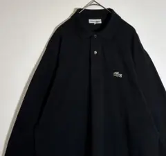 CHEMISE LACOSTE シュミーズラコステ　刺繍ロゴ　長ポロシャツ