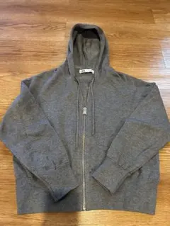 ZARA グレー フルジップパーカー Sサイズ