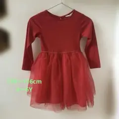 ワンピース　赤　チェリーレッド