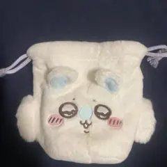 ちいかわモモンガフェイス巾着袋