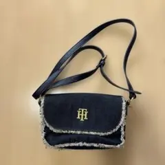 トミーフィルフィガー デニムショルダーバッグ