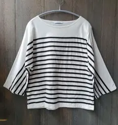 liriitoストライプデザイン 長袖Tシャツ