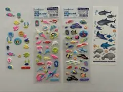 ステッカー　イルカ　平成初期シール　ぷく　ボリュームアップ　ソフトキャスティング