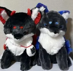 九尾　ちょコンとキツネ　九尾　BIG ぬいぐるみ　おこげ　　かんてん　セット ちょコンとキツネ 九尾 ウルトラBIGぬいぐるみ 4つセットの通販 by