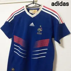 adidas フランス代表 サッカーユニフォーム ブルー2008 - メルカリ