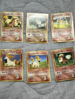 ポケモンカード 旧裏 カツラ 6枚セット