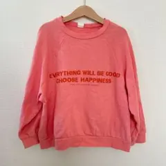 p.premier メッセージプリント トレーナー ロゴ ユニセックス 120