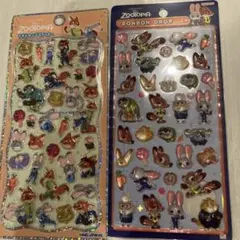 【日本正規品】Zootopia ボンボンドロップシール 2種セット未使用未開封