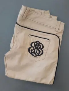 BALENCIAGA☆エンブレム刺繍ポケット☆カジュアルパンツ☆訳あり新品36のサムネイル