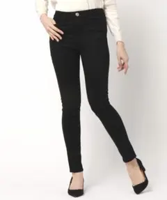 【新品タグ付き】ローリーズファーム スキニーパンツ レディース ブラック XS
