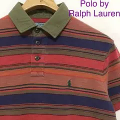 Ralph Lauren ラルフローレン ポロシャツ マルチボーダー Mサイズ