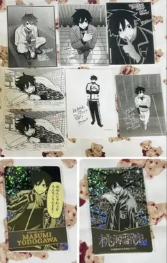 週末限定価格 桃源暗鬼 ビジュアルカード イラストペーパー 特典 淀川