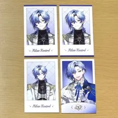 にじさんじ ミラン・ケストレル 半年＆１周年記念 チェキ風カード（４枚）