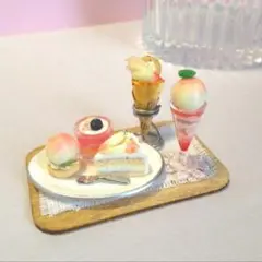 まるごと桃のスイーツセット