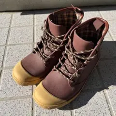【早い者勝ち／お値下げ済み】 ブラウン ハイカット レインシューズ