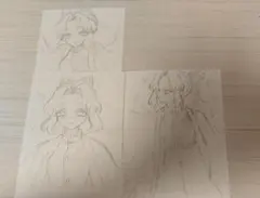 鬼滅の刃 胡蝶しのぶ 手描きイラスト