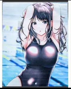 はにかみ彼女 来海志乃羽 B2Wスエードタペストリー ピロ水 アマカノ 