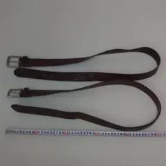 中古　革製メンズ ベルト(×2本セット)