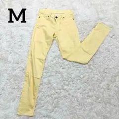 【CLEF DE SOL】状態良い❣️スキニーデニム/スキニーパンツ/イエロー/Mのサムネイル