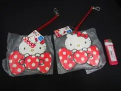 未使用　保管品　サンリオ　ハローキティ　ダイカットパスケース　2点