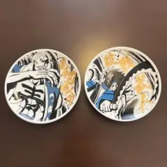 ONE PEACE 一番くじ　イラスト付き皿2枚セット