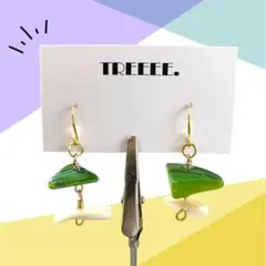 No. 217 ハンドメイドピアス イヤリング 金属アレルギー対応