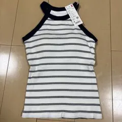 新品タグ付きUNIQLOユニクロ ホルダーネックブラタンクトップ M ホワイト