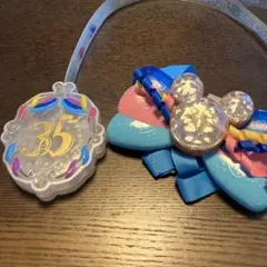 東京ディズニーリゾート 35周年 ライティングカチューシャ 首飾り 2点セット