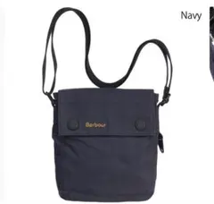 【美品】Barbour クロスボディバッグ ショルダーバッグ　ネイビーのサムネイル