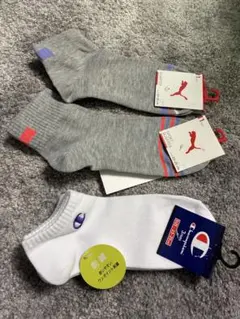 新品未使用　レディースChampion Puma ソックス 5足セット
