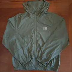 GAP オリーブグリーン フード付きウインドブレーカー 150cm(XL)