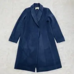 ユナイテッドアローズ　ネイビー ロングコート　サイズ38 日本製　ウール混