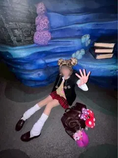 ディズニーミニー ファンキャップ ヒョウ柄