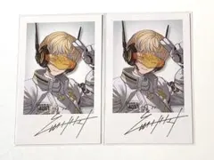 【本日限定値下げ】緋八マナ デビューチェキ 箔押し 2枚セット