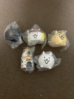 ひ*】様 【全5種コンプ】にゃんこ大戦争ライトマスコット