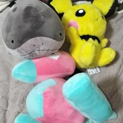 ポケモン　ぬいぐるみ　ドオー　ピチュー　ポリゴン