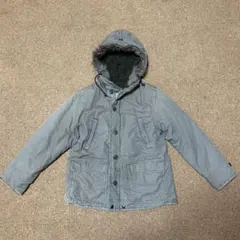 デニムアンドダンガリー140 ボアリバーシブルコート