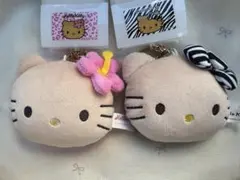 しまむら　キティ　ハローキティ　マスコット　チャーム　日焼け　ヒョウ　ゼブラ