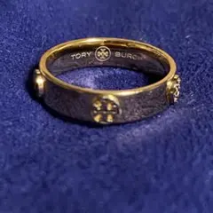 TORY BURCH ロゴ入りリング サイズ7のサムネイル