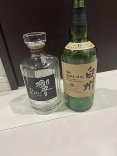 響21年 白州18年 空瓶セット(白州キャップなし)のサムネイル