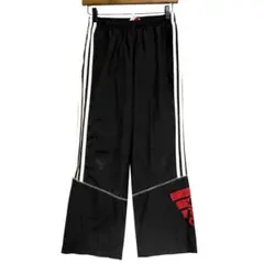 アディダス　サイドライン ウィンドブレーカーパンツ　140 薄手　黒