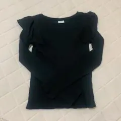 専用⭐︎ZARA 黒 長袖カットソー 肩フリル