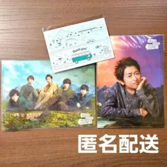 嵐を旅する展覧会 ミニクリアファイル 集合 大野智 ポストカード